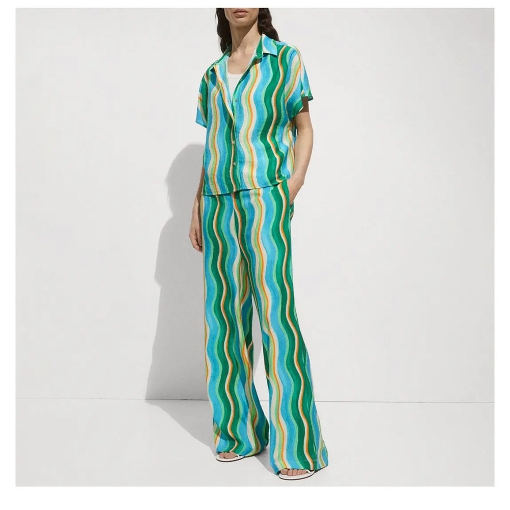 Mango Wavy Multicolor Striped Set